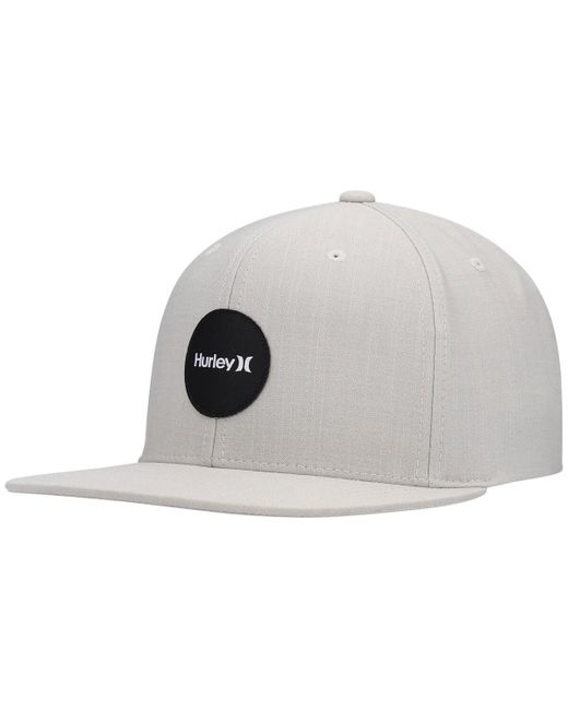 Hurley Heather Gray H20-Dri Point Break Snapback Hat