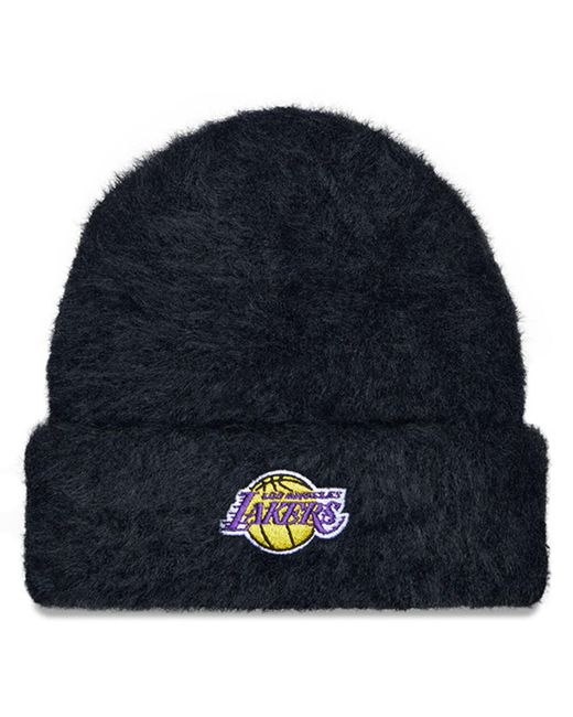 New Era Los Angeles Lakers Fuzzy Thick Cuffed Knit Hat