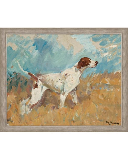 Paragon Picture Gallery English Setter On Watch Framed Art