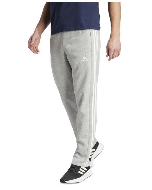 Adidas Essentials 3-Stripes Fleece Track Pants blk