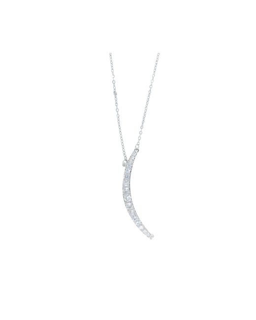 Kc Chic Designs 316L Over The Moon Crystal Crescent Necklace