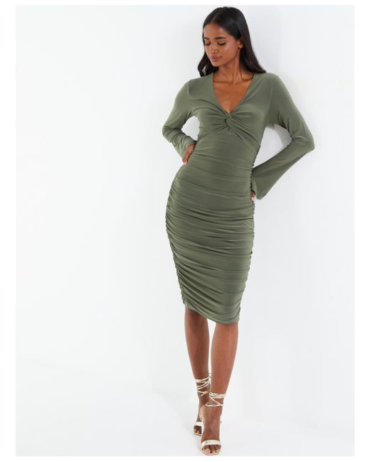 Quiz Knot Front Bodycon Dress