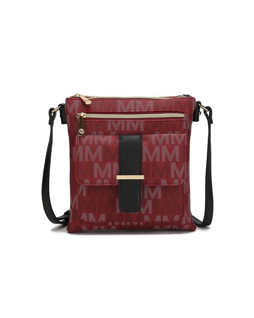 MKF Collection Jeni Multi Compartment Crossbody Bag by Mia K