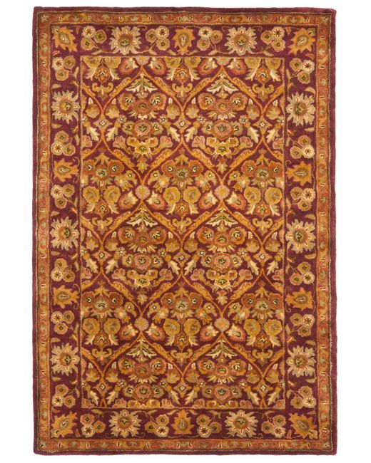 Safavieh Antiquity At51 and Gold 4 x 6 Area Rug
