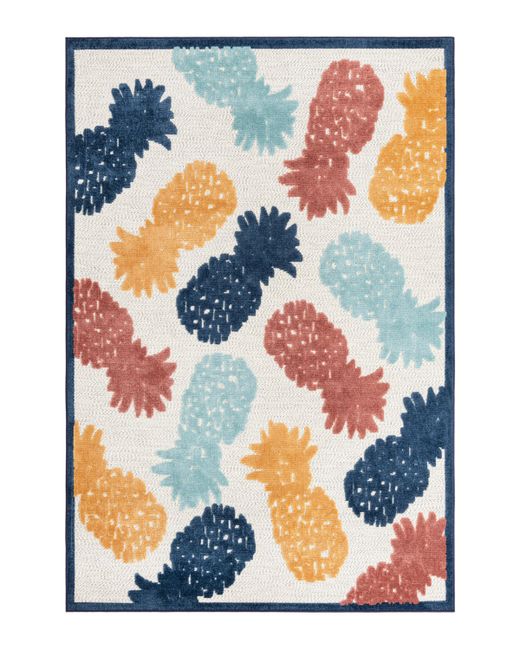 Bayshore Home Cayes Outdoor High-Low Pile Cay-06 6 x 9 Area Rug