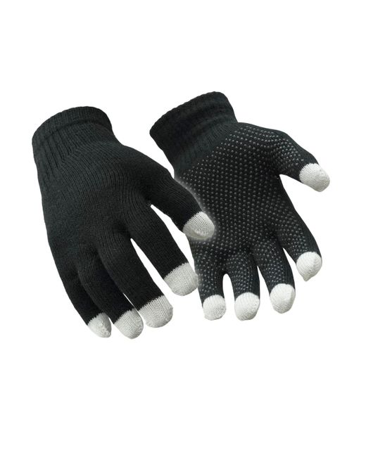 Refrigiwear Touchscreen Pvc Dot Grip Knit Gloves