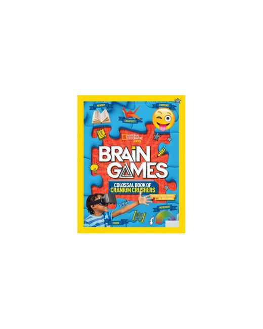 Barnes & Noble Brain Games Colossal Book of Cranium-Crushers by Stephanie Drimmer