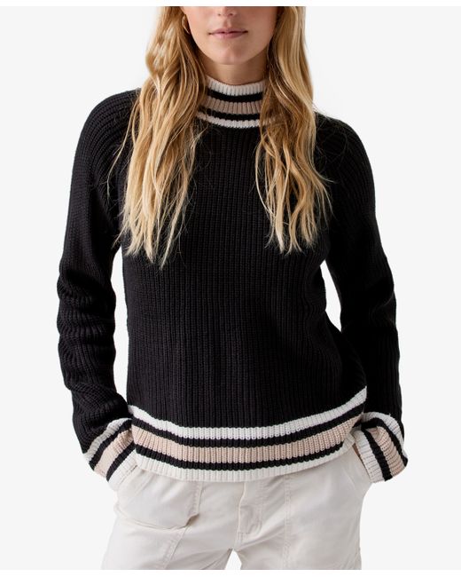 Sanctuary Sporty Stripe Long-Sleeve Sweater