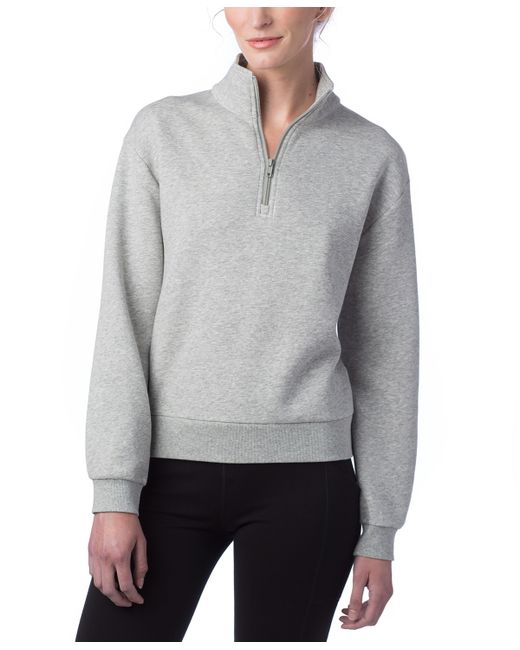 Alternative Apparel Cozy Fleece Mock-Neck Sweatshirt