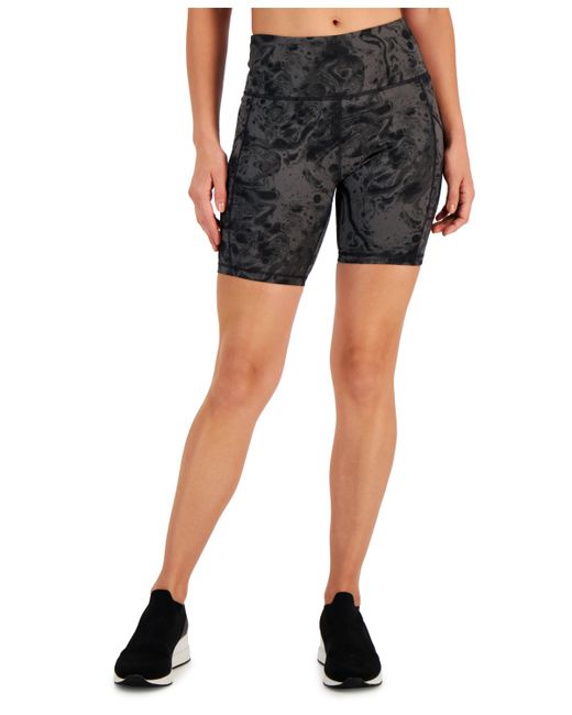 Id Ideology Printed High-Rise Biker Shorts Created for