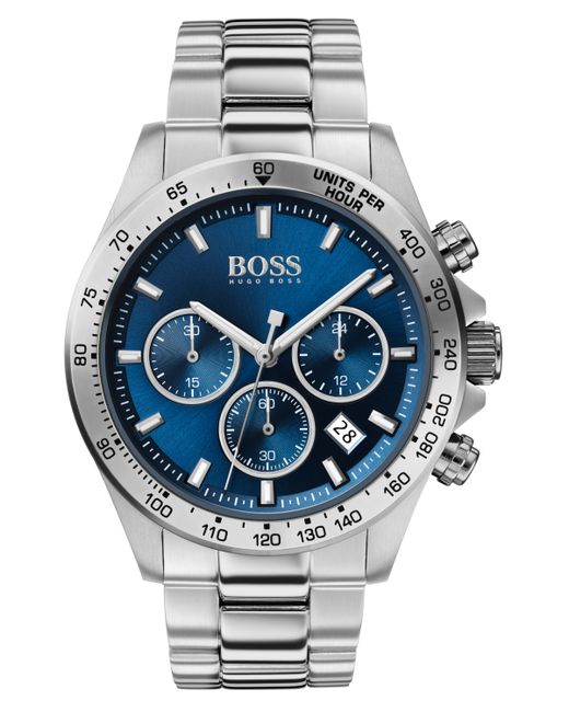 Boss Chronograph Hero Stainless Steel Bracelet Watch 43mm