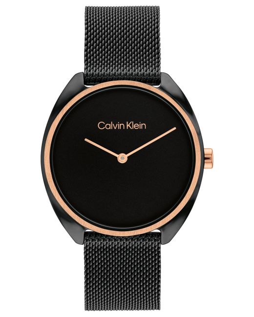 Calvin Klein Quartz Stainless Steel Mesh Bracelet Watch 34mm