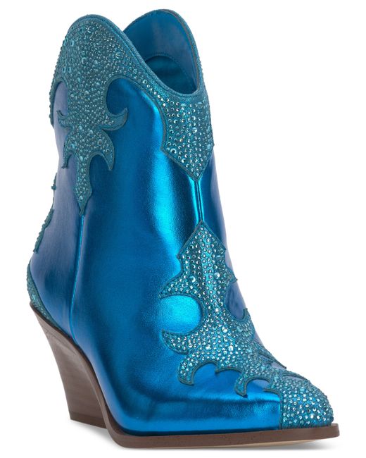 Jessica Simpson Zolly Western-Style Block Heel Booties