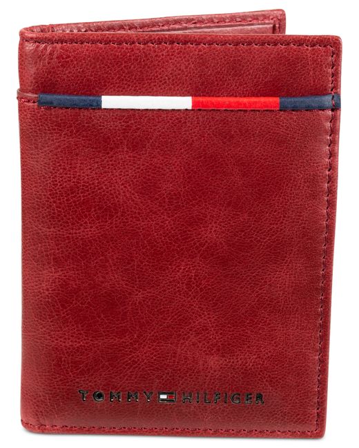 Tommy Hilfiger Rfid Bifold Wallet with Magnetic Money Clip