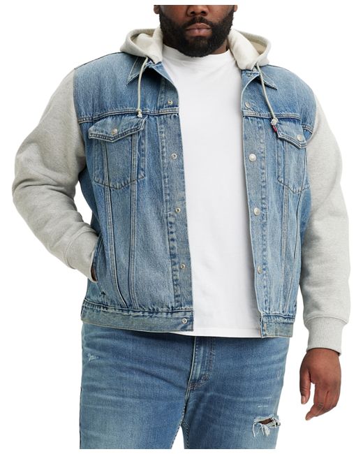 Levi's Big Tall Relaxed-Fit Hooded Trucker Jacket
