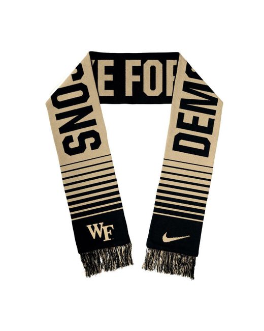 Nike and Wake Forest Demon Deacons Rivalry Local Verbiage Scarf