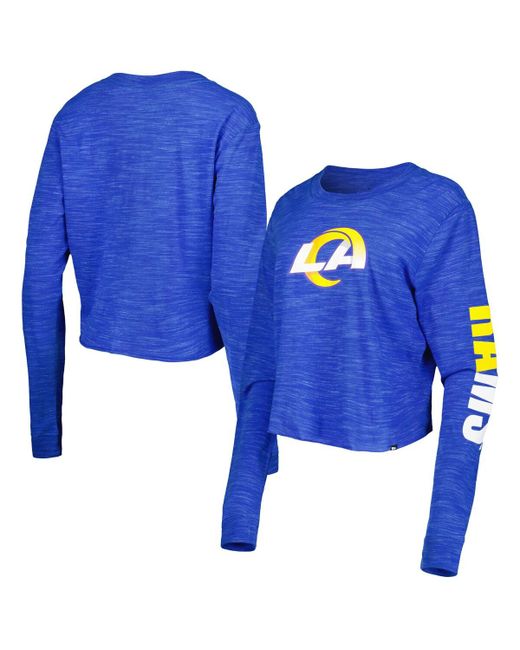 New Era Los Angeles Rams Crop Long Sleeve T-shirt
