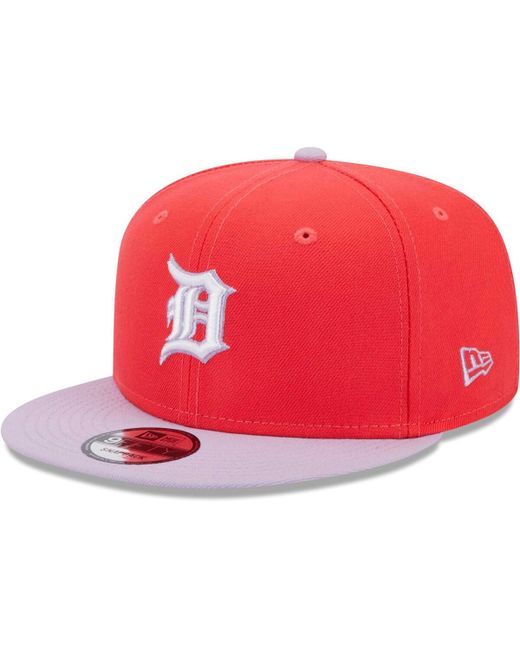 New Era Purple Detroit Tigers Spring Basic Two-Tone 9FIFTY Snapback Hat