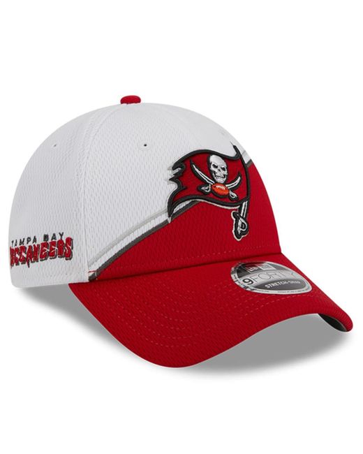 New Era Red Tampa Bay Buccaneers 2023 Sideline 9FORTY Adjustable Hat