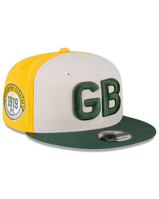 New Era Green Bay Packers 2023 Sideline Historic 9FIFTY Snapback Hat
