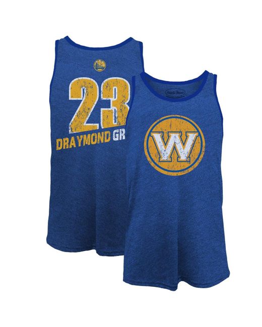 Majestic Threads Draymond Golden State Warriors Name and Number Tri-Blend Tank Top