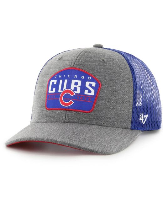 '47 Brand 47 Brand Chicago Cubs Slate Trucker Snapback Hat
