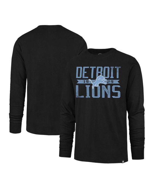 '47 Brand 47 Brand Distressed Detroit Lions Wide Out Franklin Long Sleeve T-shirt