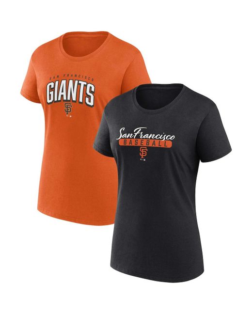 Fanatics Orange San Francisco Giants Fan T-shirt Combo Set