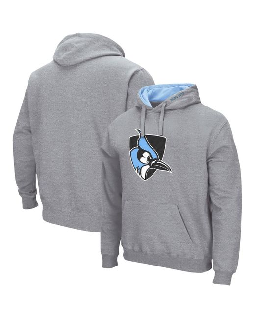 Colosseum Johns Hopkins Blue Jays Arch and Logo Pullover Hoodie