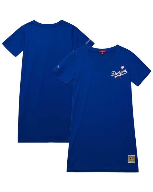 Mitchell & Ness Los Angeles Dodgers Cooperstown Collection V-Neck Dress