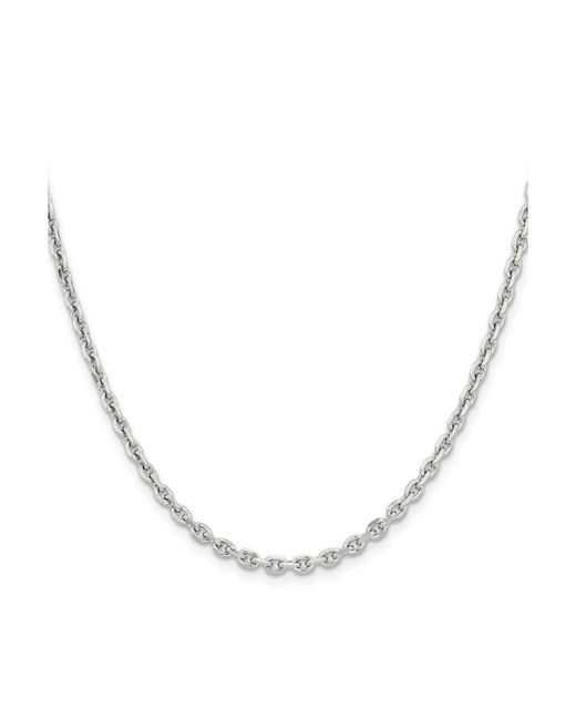 Chisel Polished 3.4mm Cable Chain Necklace