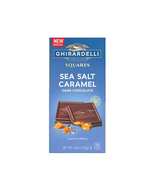 Ghirardelli Nature's Ghirardelli Bar Dark Chocolate Sea Salt Caramel Case of 10-4.8 Oz