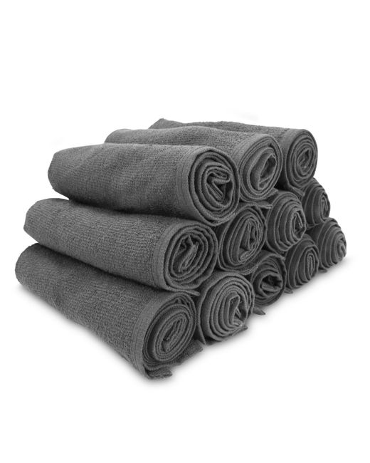 Arkwright Home Bleach-Safe Cotton Salon Towels Full 16x28 Solid Absorbent Hair Drying Towel Perfect for and Spa