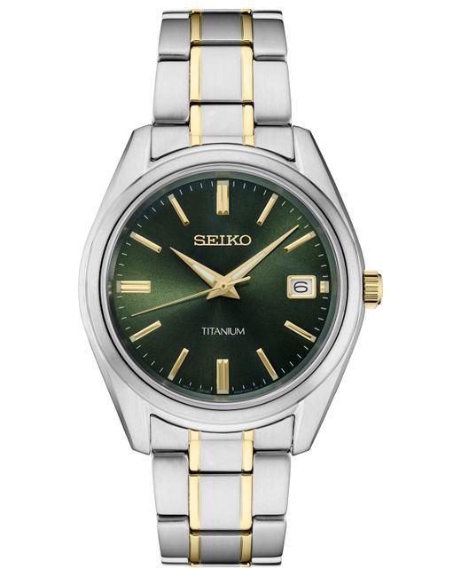 Seiko Essential Two-Tone Titanium Bracelet Watch 40mm