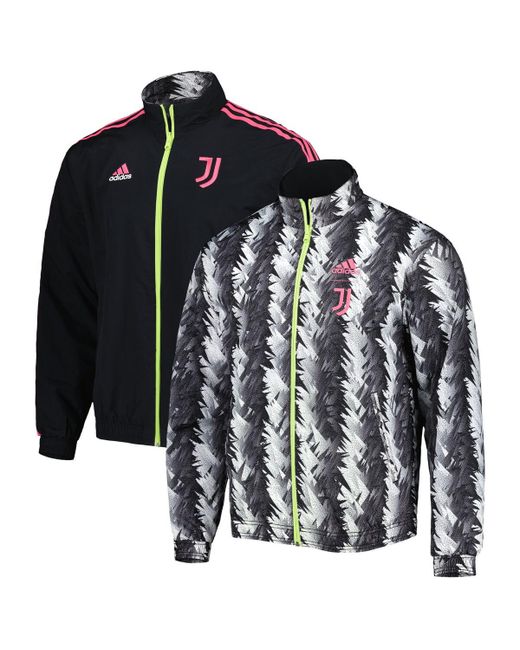 Adidas Juventus 2022/23 On-Field Team Logo Anthem Reversible Full-Zip Jacket