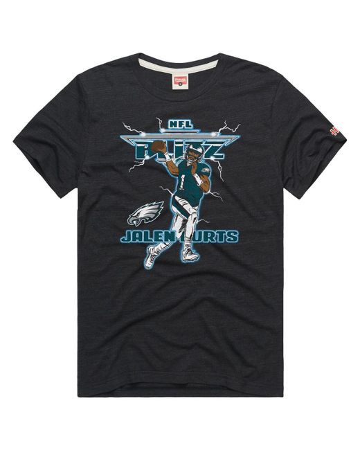 Homage Jalen Hurts Philadelphia Eagles Nfl Blitz Player Tri-Blend T-shirt