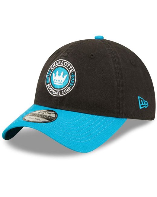 New Era Blue Charlotte Fc Team 9TWENTY Adjustable Hat