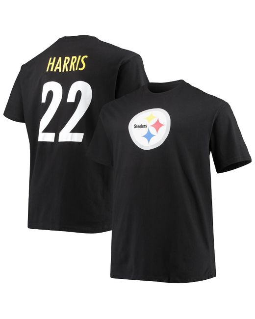 Fanatics Najee Harris Pittsburgh Steelers Big and Tall Player Name Number T-shirt