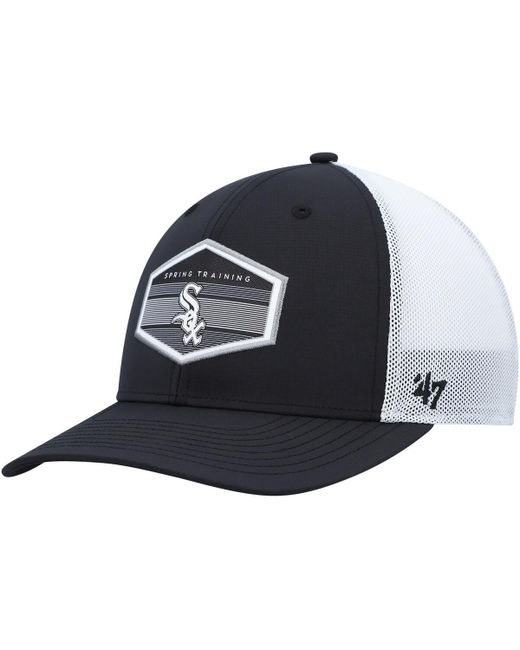 '47 Brand 47 Brand White Chicago Sox Spring Training Burgess Trucker Snapback Hat