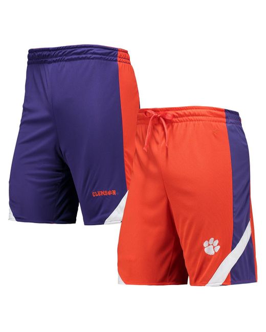 Colosseum and Purple Clemson Tigers Am I Wrong Reversible Shorts