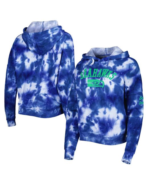 New Era Seattle Seahawks Cloud Dye Fleece Pullover Hoodie