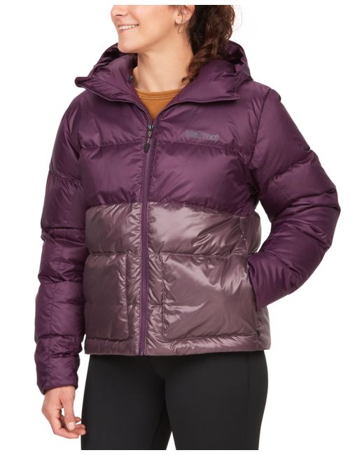Marmot Guides Hooded Down Puffer Coat Hazy
