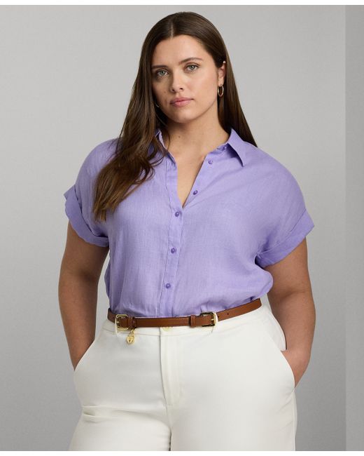 Lauren Ralph Lauren Plus Dolman-Sleeve Shirt