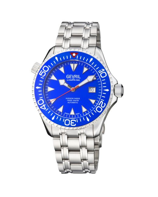 Gevril Hudson Yards Swiss Automatic Bracelet Watch 43 mm