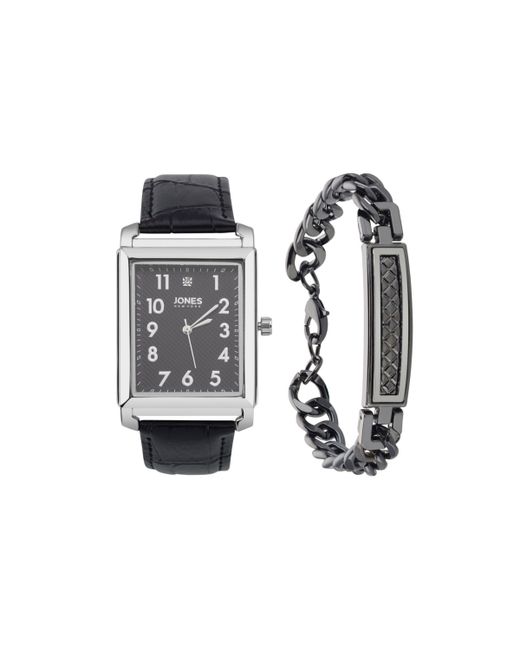 Jones New York Analog Strap Watch and Bracelet Set