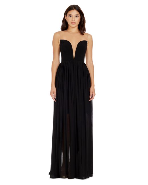 Dress the population Eleanor Strapless Gown