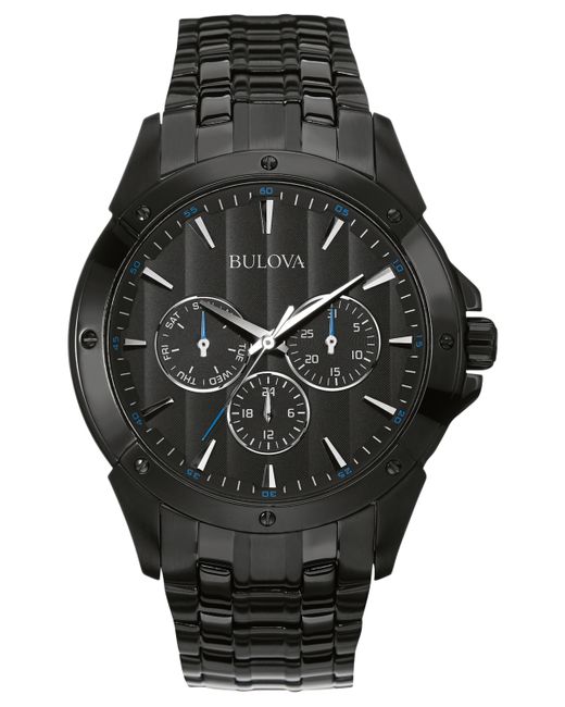 Bulova Ion-Plated Stainless Steel Bracelet Watch 43mm