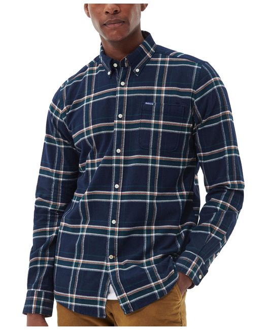 Barbour Ronan Tailored Fit Long-Sleeve Button-Down Check Shirt