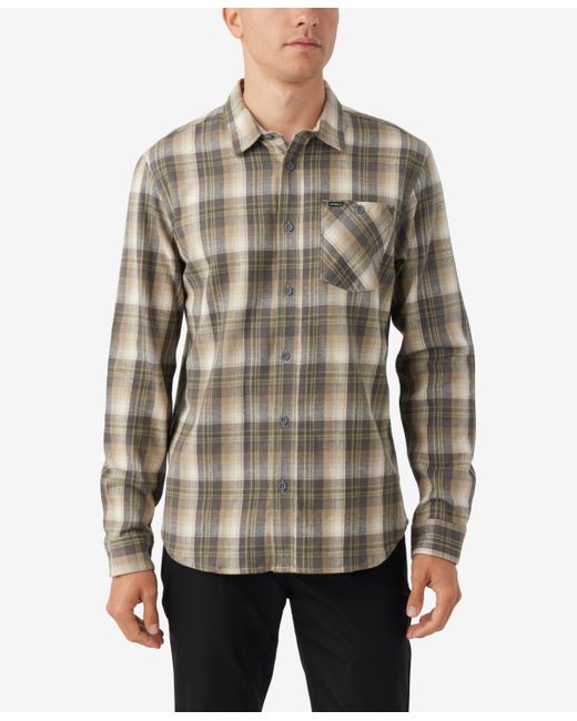O'Neill Redmond Plaid Stretch Flannel Shirt