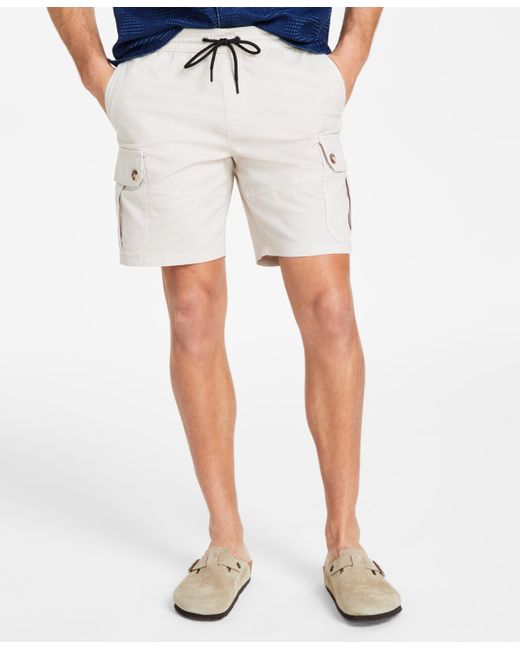 Sun + Stone Relaxed Fit 8 Cargo Shorts Created for Macy